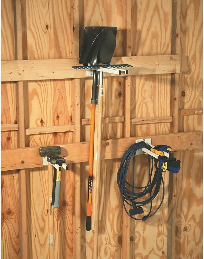 Gempler's Extra Long Tool Rack for Shovels, and Brooms - Image 4