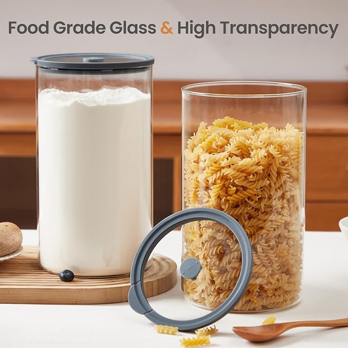 Extra-Large Glass Flour and Sugar Storage Containers - Image 7