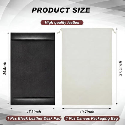26.5 x 17.3 Inch Leather Desk Pad Protector - Image 2