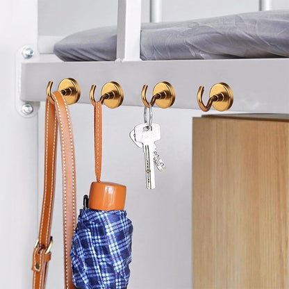 MIKEDE Strong Magnetic Hooks, 120Lbs Heavy Duty Magnetic Hooks - Image 7