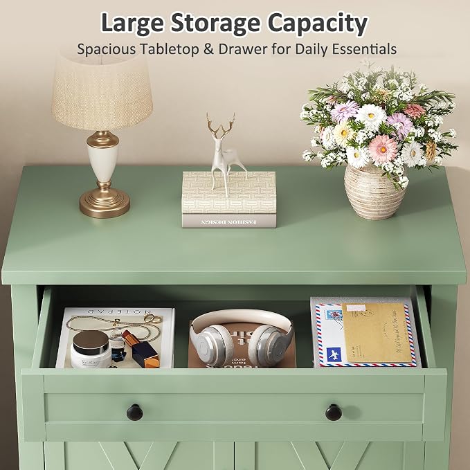 Farmhouse Shoe Storage Cabinet, 5-Tier High Boots Organizer - Image 5