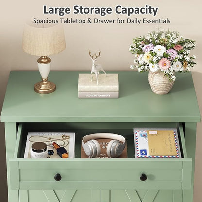 Farmhouse Shoe Storage Cabinet, 5-Tier High Boots Organizer - Image 5
