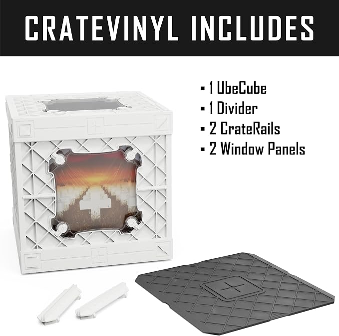 CrateVinyl - Vinyl Record Storage Crate Modular Storage Cube - Image 3