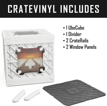 CrateVinyl - Vinyl Record Storage Crate Modular Storage Cube - Image 3