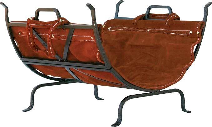 UniFlame Olde World Iron Firewood Log Holder - Image 11