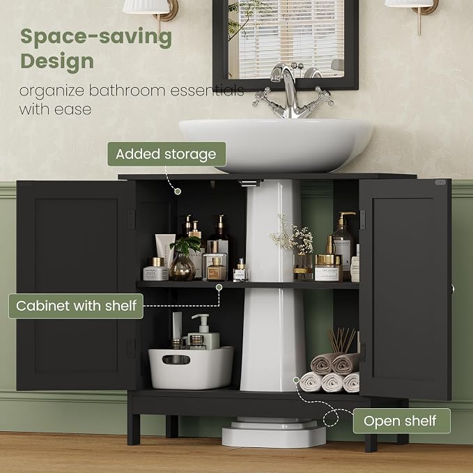Iwell Pedestal Sink Storage Cabinet - Image 4
