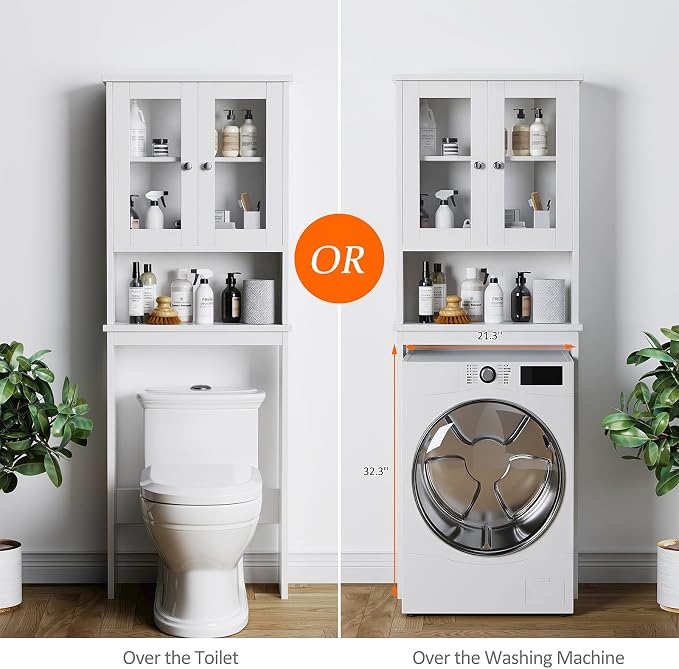 Over The Toilet Storage Cabinet - Image 6