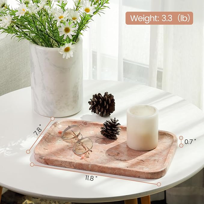 Marble Vanity Tray, Bathroom Tray - Image 2