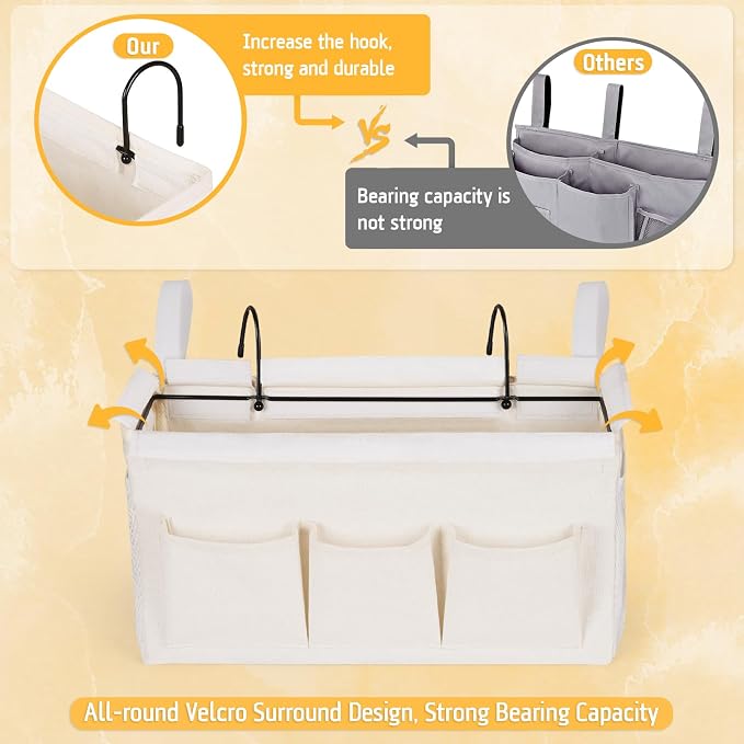 Bedside Caddy Storage Organizer - Image 5