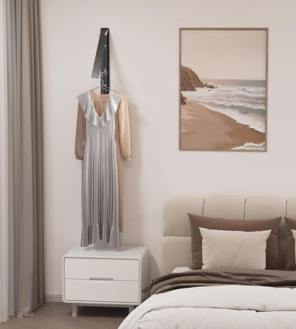 Dr.DJ Clothes Drying Rack, Wall-Mounted Retractable & Foldable Clothes Hanger - Image 6