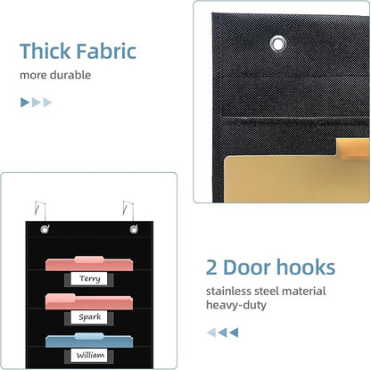 10 Pocket Hanging Wall File Organizer - Image 7