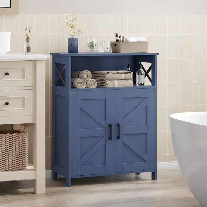 Homhedy Farmhouse Bathroom Storage Cabinet - Image 2
