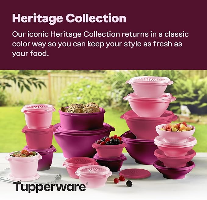 Tupperware Heritage Collection, New 36 Piece Food Storage Container Set in - Image 2