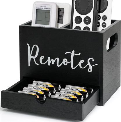 Remote Control Holder, 2 Slot TV Remote Holder& Desk Organizer by BUYNOW