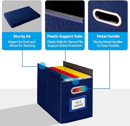 2 Pack Hanging File Folders Organizer - Image 5