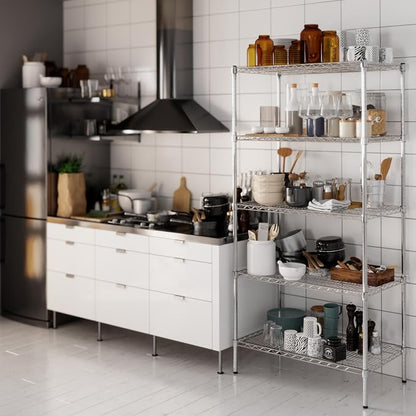 21" Deep x 36" Wide x 74" Height Wire Shelving Kit | 5-Tier | NSF Commercial - Image 8