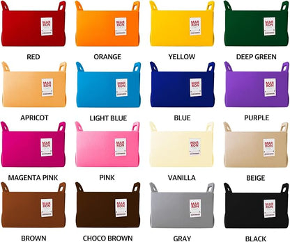 Collapsible Felt CHARCOL Storage Bin Large 14.6"x9.4"x9.4" – Foldable Basket - Image 2