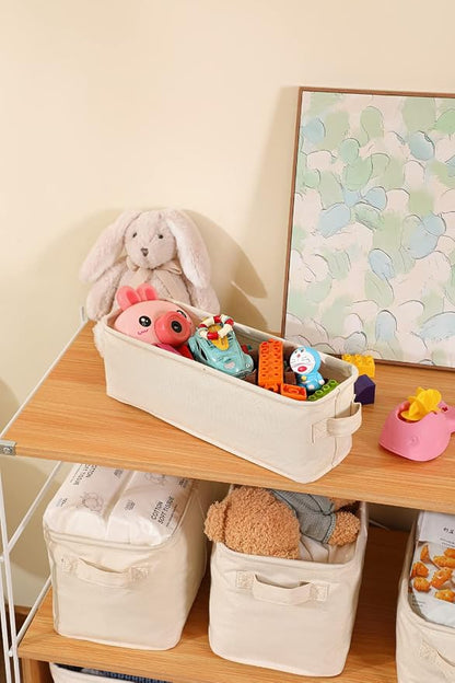Decorative Basket Rectangular Fabric Storage Bin Organizer Basket - Image 8
