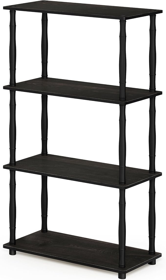 Furinno Turn-N-Tube 4-Tier Multipurpose Shelf Display Rack, Classic Tubes - Image 6