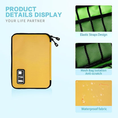 Lcsmaokin Electronics Travel Organizer, Portable Waterproof Electronic Travel - Image 4