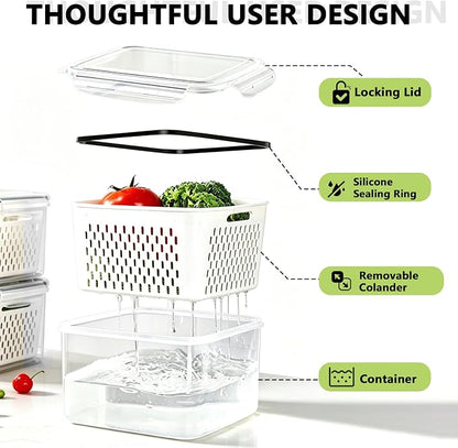 5 Pack Fruit Storage Containers - Image 5