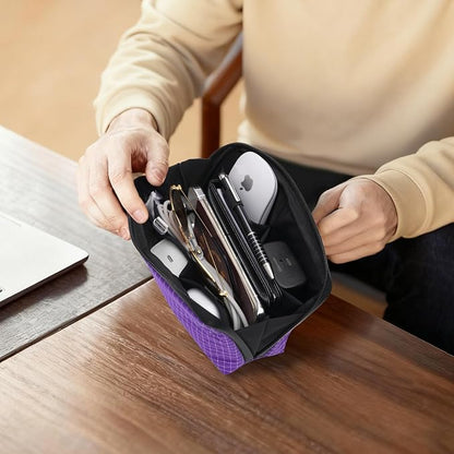 simtoper Small Electronics Organizer Travel Case – Slim Travel Cable Pouch - Image 6
