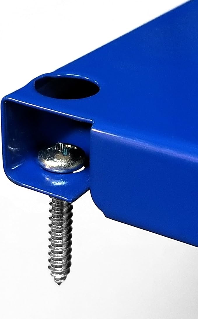 Wall Control Pegboard 32in x 16in Blue Metal Pegboard Tool Board Panel - Image 10