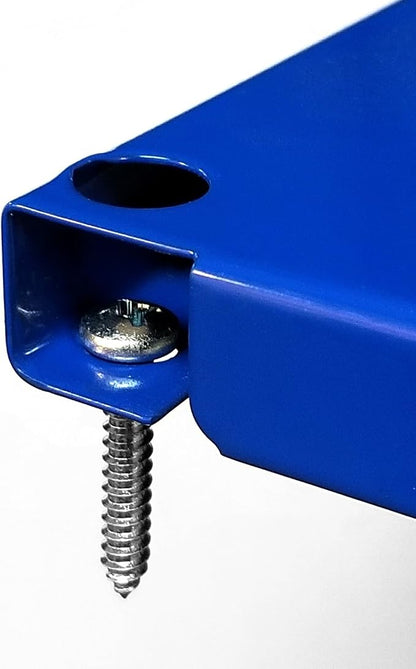 Wall Control Pegboard 32in x 16in Blue Metal Pegboard Tool Board Panel - Image 10