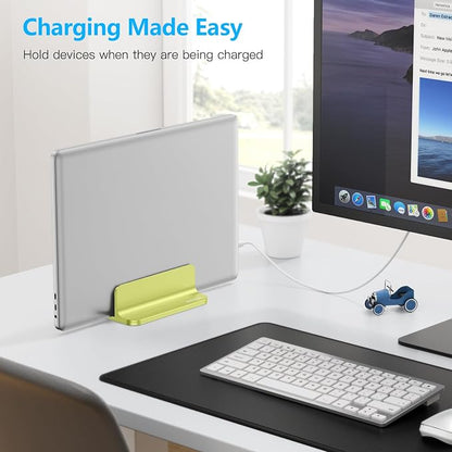 OMOTON Vertical Laptop Stand Holder, Desktop Aluminum Stand - Image 8