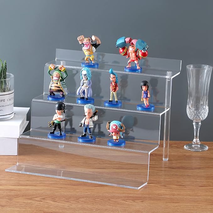BYCY Display Stand 4 Tier Black Display Riser 2 Pack Displays Perfume - Image 3