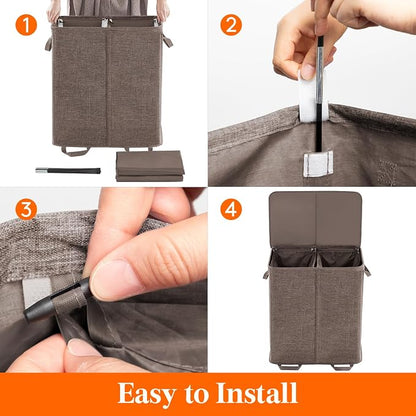 Lifewit Double Laundry Hamper - Image 3