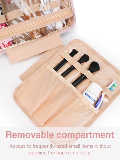 Women's Hanging Toiletry Bag, Waterproof Travel Cosmetic Organizer - Image 6