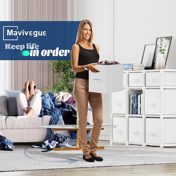 Mavivegue 9 Cube Storage Organizer, Closet Organizer - Image 6