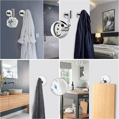 NearMoon Bathroom Hardware Set SUS 304 Thicken Stainless Steel-Towel Bar Set - Image 6