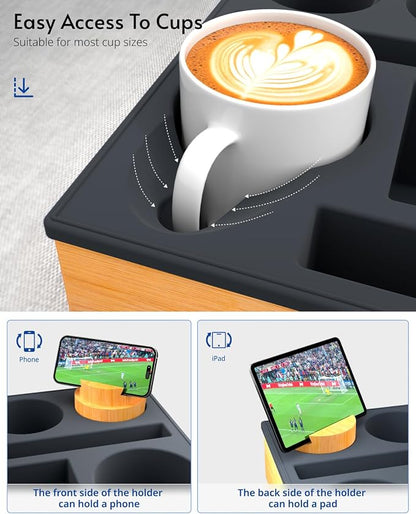 Couch Cup Holder Tray - Image 3