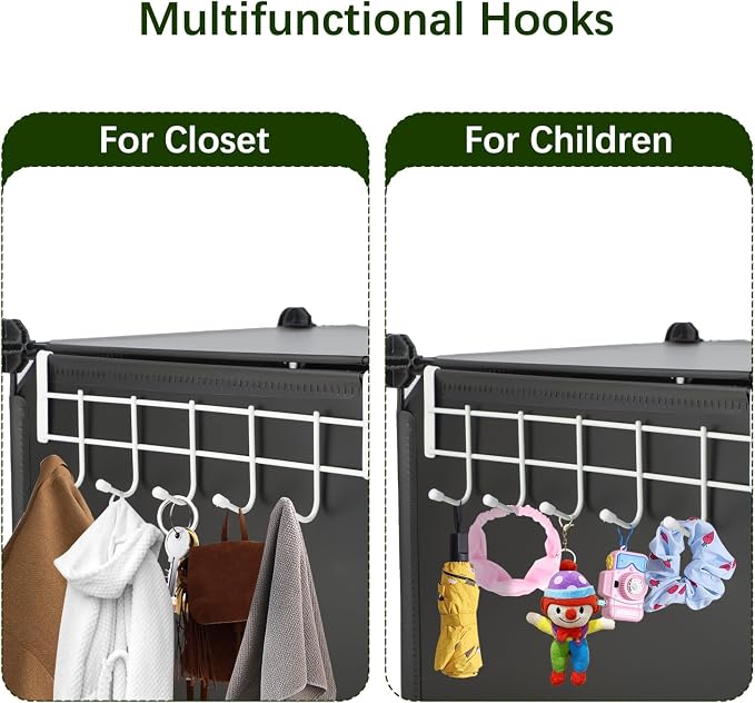 Whitmor 16 Cube Closet Organizers and Storage, Stackable Plastic Closet Shelves - Image 5