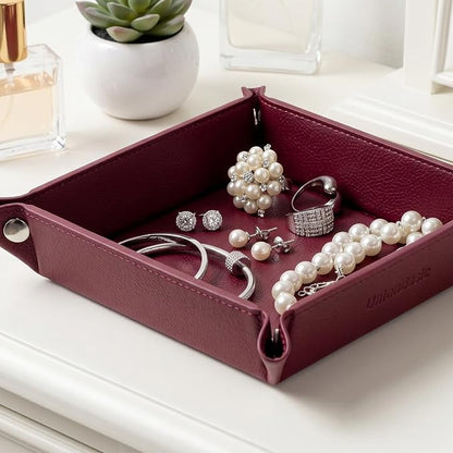 UnionBasic Small Jewelry Tray for Rings Watches Earrings, Entryway Catchall - Image 3