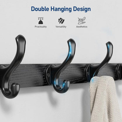 Tatub 20" Rustic Coat Rack Wall Mount - Image 3