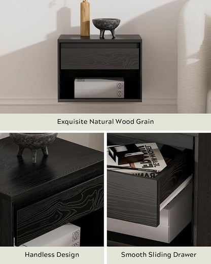 Floating Nightstand, Wall Mounted Bedside Table - Image 5