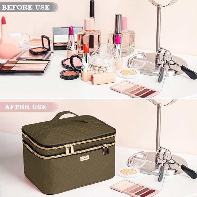 8.8L Double Layer Travel Makeup Bag - Image 5