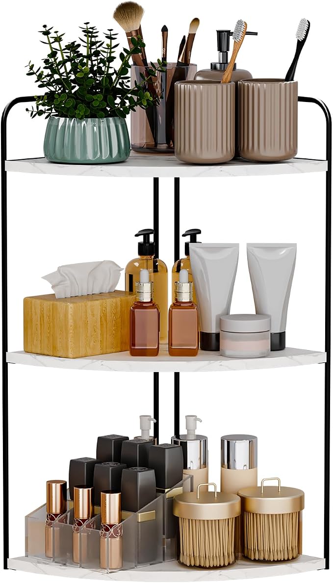 Bathroom Counter Organizer, Countertop Organizer, Vanity Organizers, Bathroom by ForestAngle