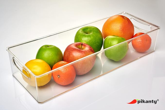 Pikanty Clear Refrigerator Organizer Bin - Image 5