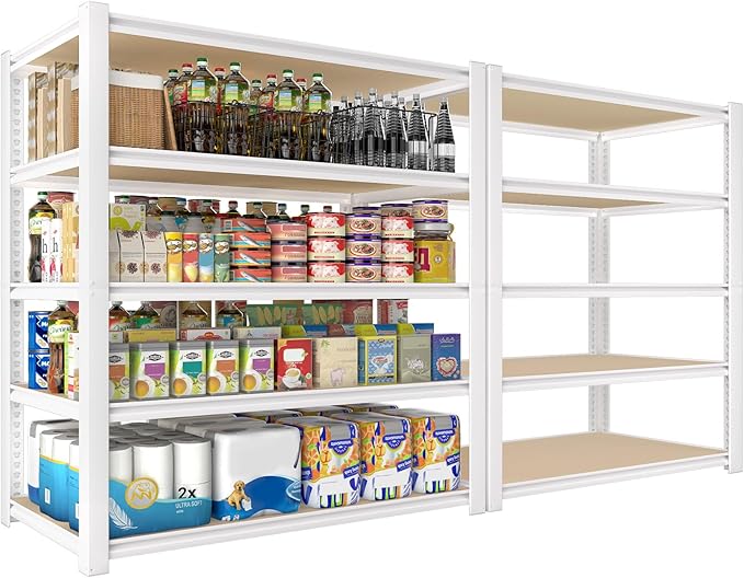 PrimeZone 2 Packs 36" W x 16" D x 72" H Closet Storage Shelves by PrimeZone