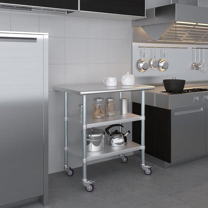 AmGood Stainless Steel Work Table - Image 7