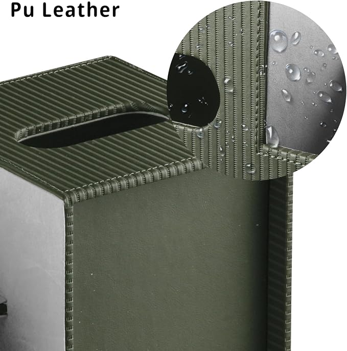 Modern PU Leather Cube Tissue Box Cover - Image 5