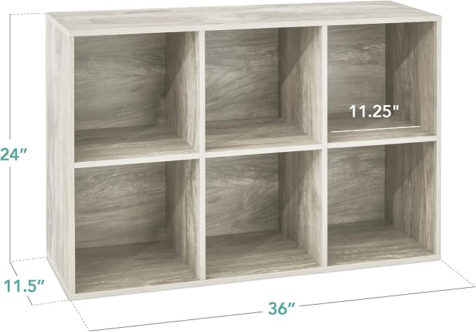 Best Choice Products 6-Cube Storage Organizer, 11in Shelf Opening, Display Shelf - Image 2