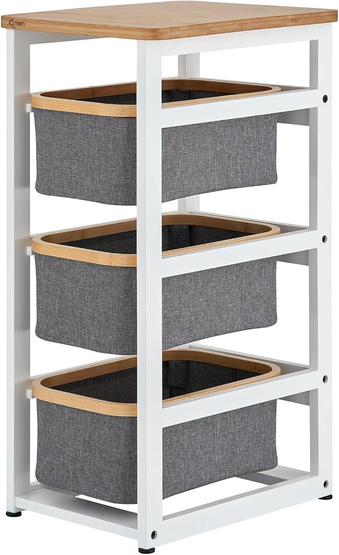 TRINITY EcoStorage 3-Tier Pull Out Basket Organizer by TRINITY