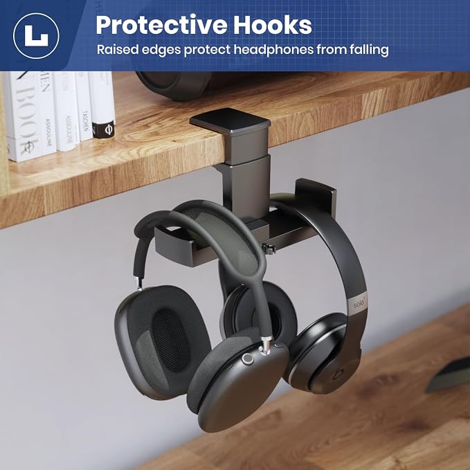 Dual Headphone Stand Holder - Image 5