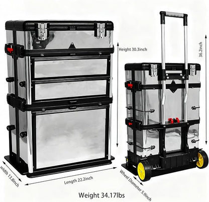 Zateety Rolling Tool Box - Image 3