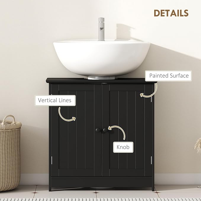HOMCOM Under Sink Bathroom Cabinet - Image 7